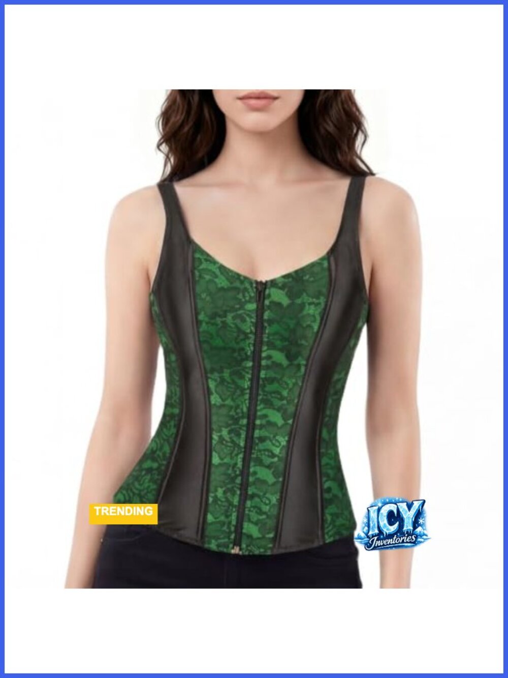 Victorian Gothic Corset with Lace Up Back, Steampunk Halloween Costume, Plus